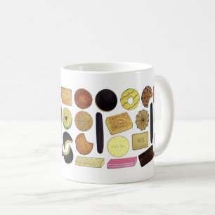 UK British Biscuits Shortword Rik Tea Digestives Kaffemugg