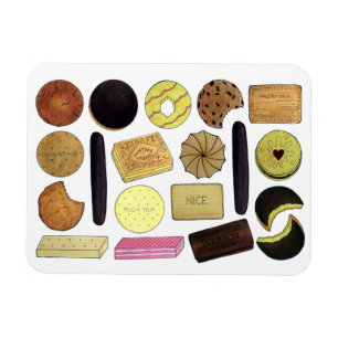 UK British Biscuits Shortword Rik Tea Digestives Magnet