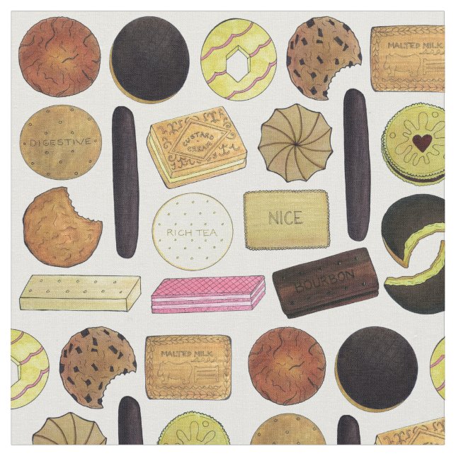 UK British Biscuits Shortword Rik Tea Digestives Tyg (Närbild)