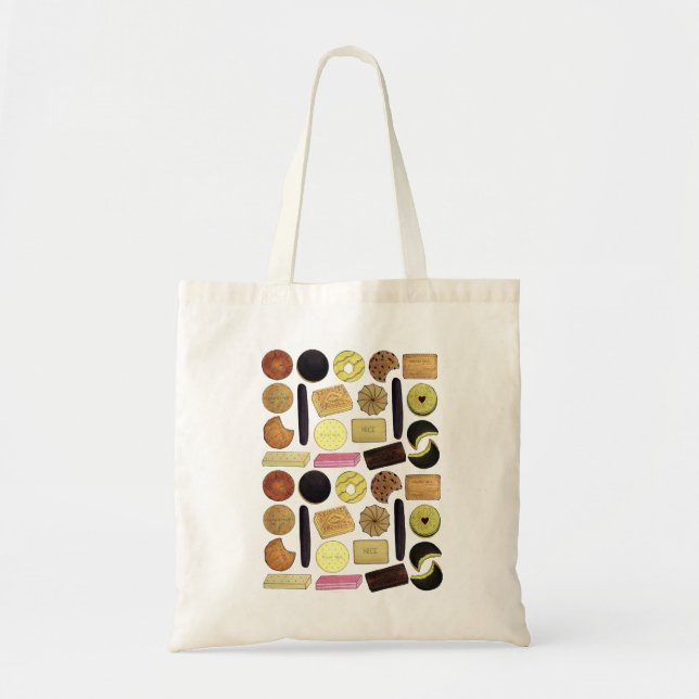 UK British Biscuits Shortword Rik Tea Digestives Tygkasse (Framsidan)