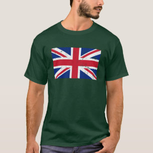 UK British GB Flagga Tee Shirt