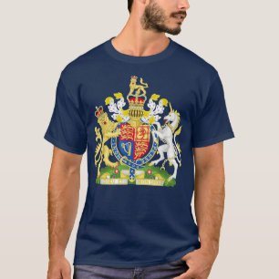 UK British Jacka of Arm Heraldic Royal Souvenir fo T Shirt
