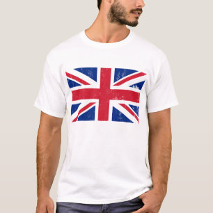UK British Underbar Britain England English Flagga T-shirt