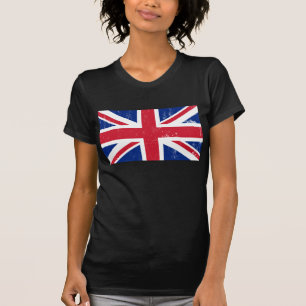 UK British Underbar Britain England English Flagga T-shirt