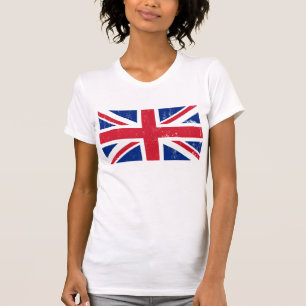 UK British Underbar Britain England English Flagga T-shirt