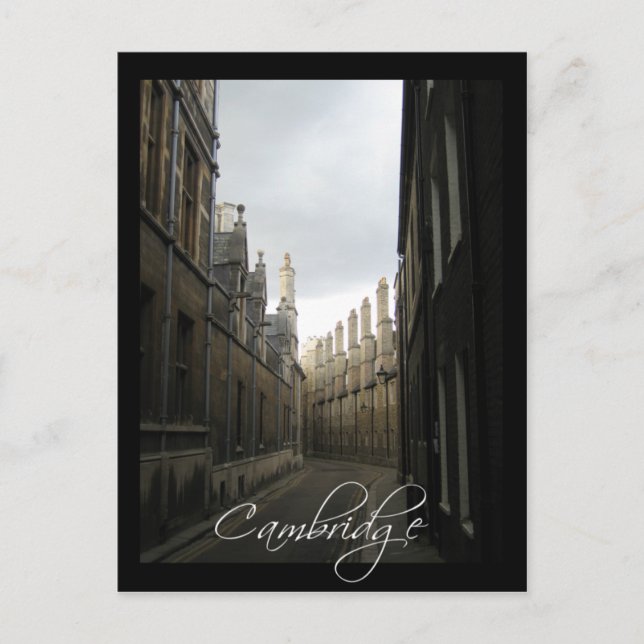 UK, Cambridge Vykort (Framsida)