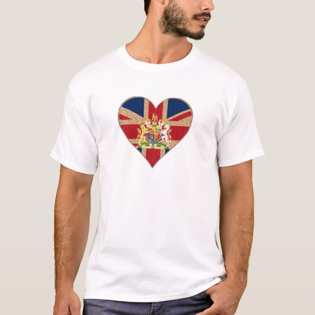 UK COA Heart T-shirt (Framsida)