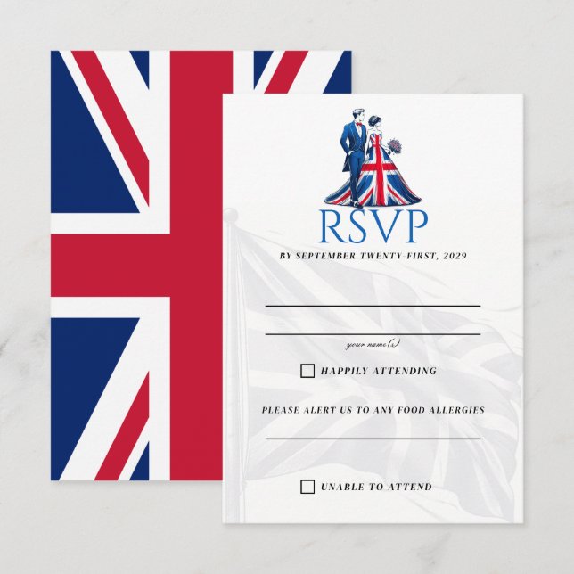 UK Couple OSA kort (Fram/baksida)