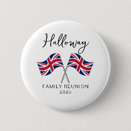 UK England Flagga Family Reunion Knapp