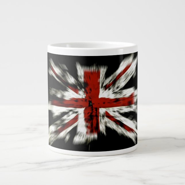 UK England Flagga Jumbo Mugg (Framsidan)