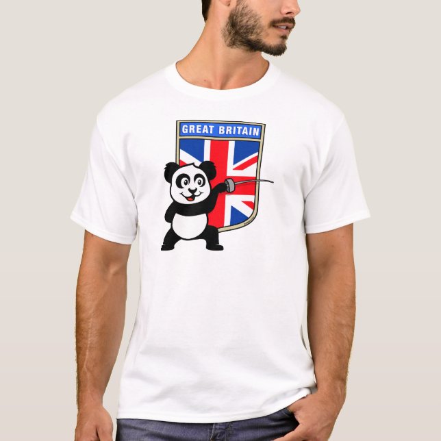 UK Fencing Panda T-shirt (Framsida)
