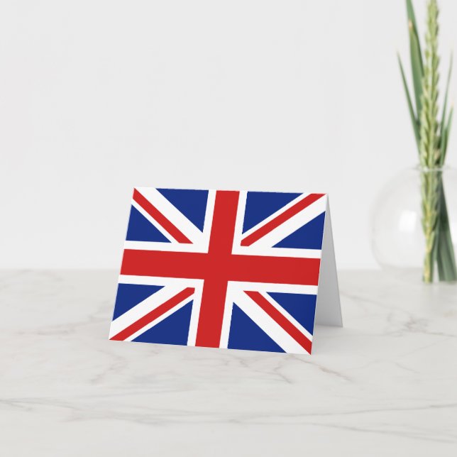 UK Flag Notekort Kort (Framsida)