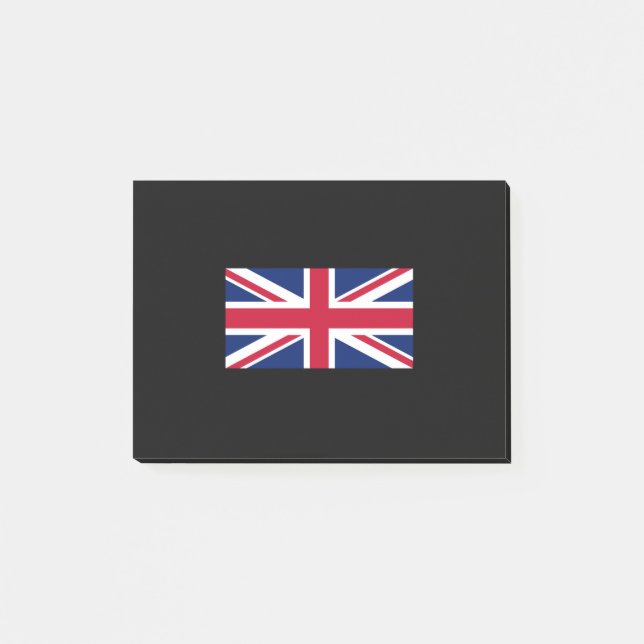 Uk Flag-United Kingdom-England-Union Jack Post-it Block (Framsida)