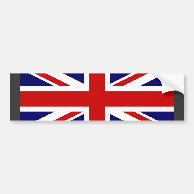 Uk-flagga Bildekal (Framsidan)