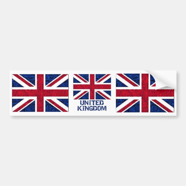 UK-FLAGGA BILDEKAL (Framsidan)