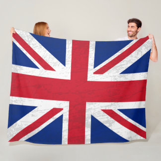 UK Flagga Blanket - British Heritas teaterkonst Fleecefilt