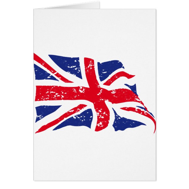 UK FLAGGA HÄLSNINGSKORT (Framsidan)
