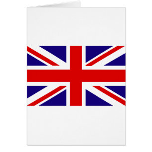 Uk-flagga Hälsningskort