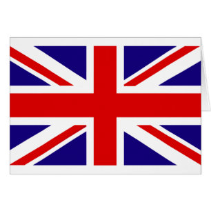 Uk-flagga Hälsningskort