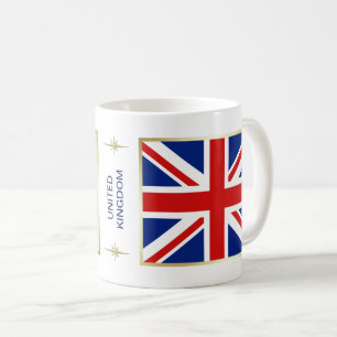 Uk-flagga + Kartamugg Kaffemugg