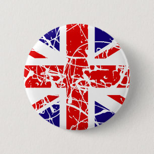 Uk-flagga Knapp