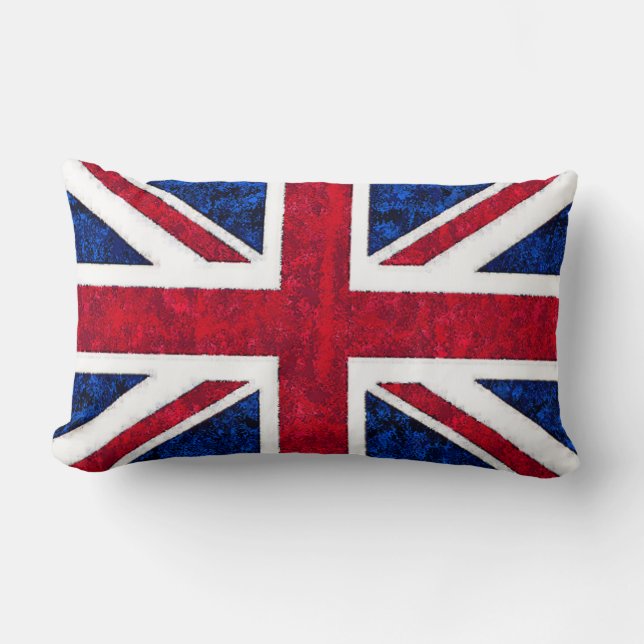 Uk-FLAGGA kudder Lumbarkudde (Framsida)