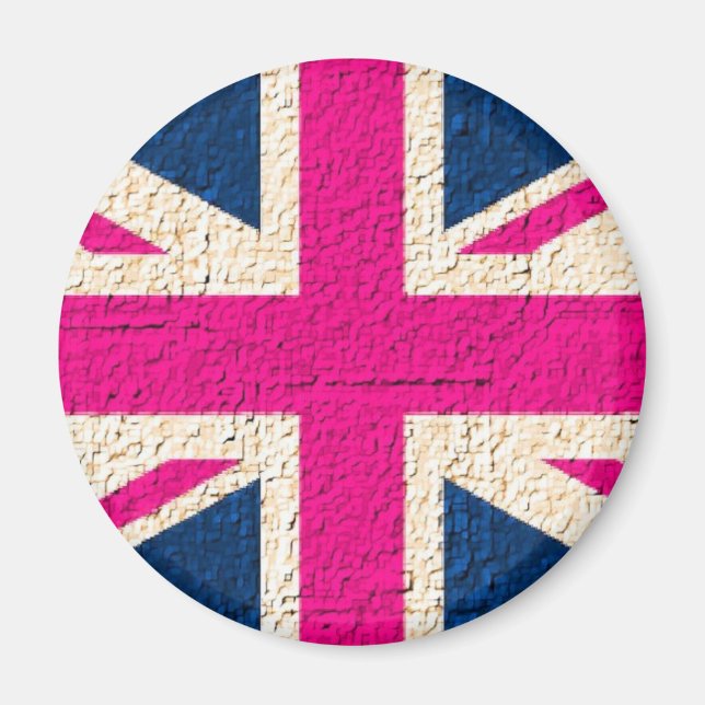 UK Flagga London Magnet (Framsidan)