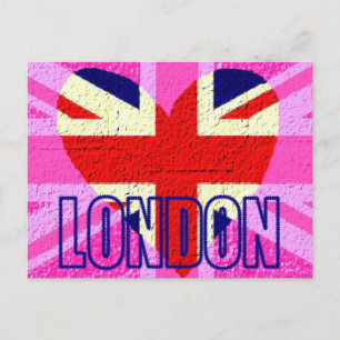 UK flagga London Vykort