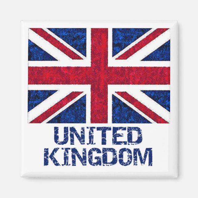 UK FLAGGA MAGNET (Framsidan)