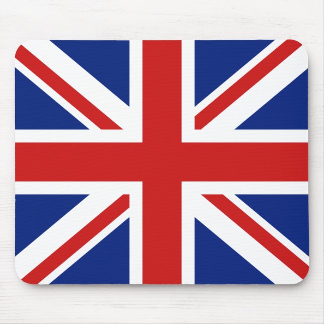 UK Flagga Mousepad Musmatta (Framsidan)