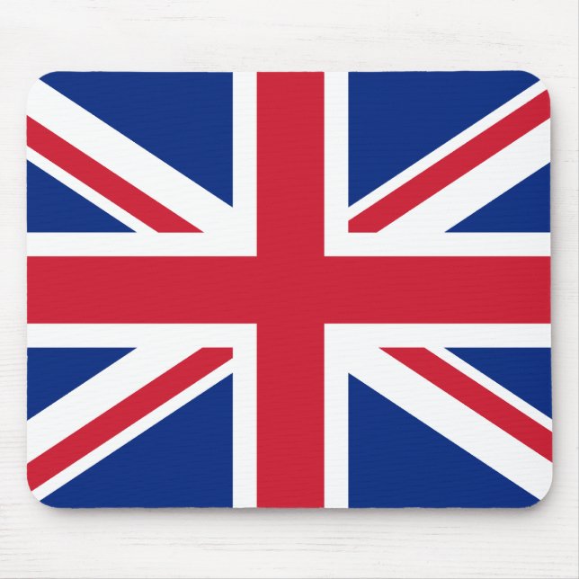 Uk-flagga Mousepad Musmatta (Framsidan)