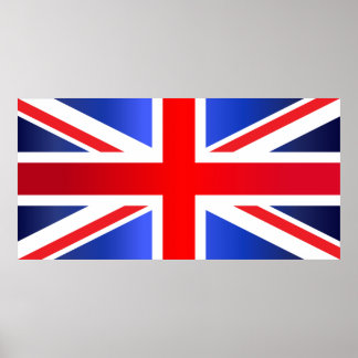 UK FLAGGA POSTER