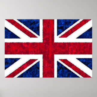 UK FLAGGA POSTER