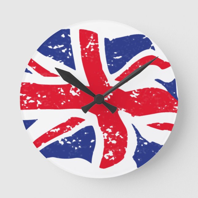 UK FLAGGA RUND KLOCKA (Framsida)