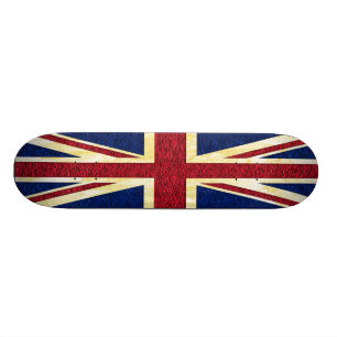 Uk-flagga - Skateboard Bräda 21,5 Cm