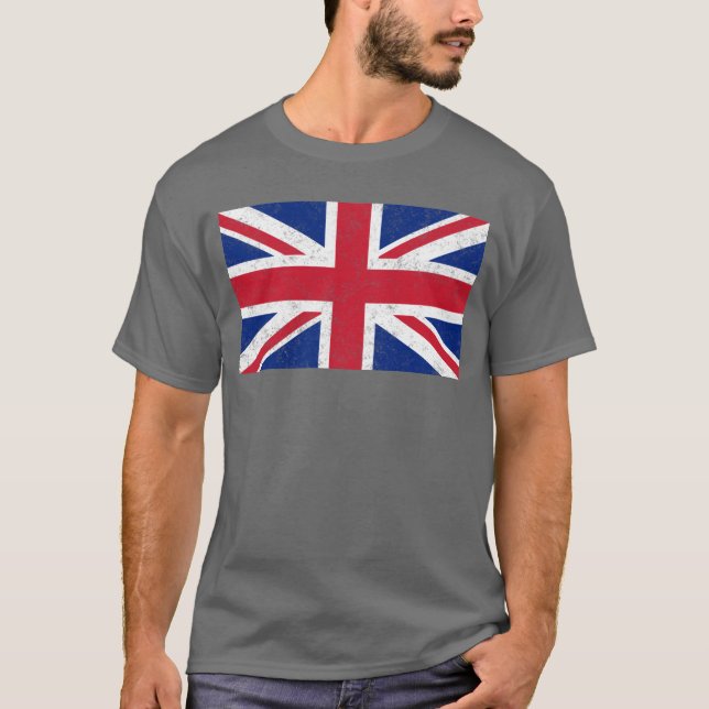 UK Flagga T Shirt (Framsida)