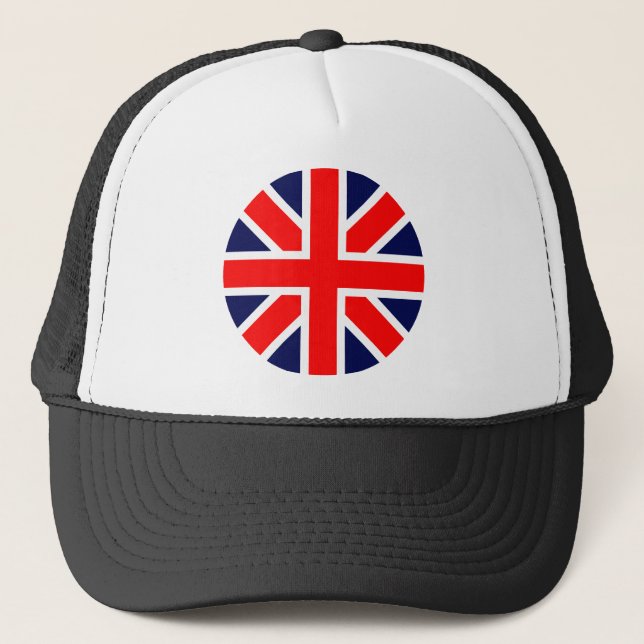 UK flagga. Truckerkeps (Framsida)