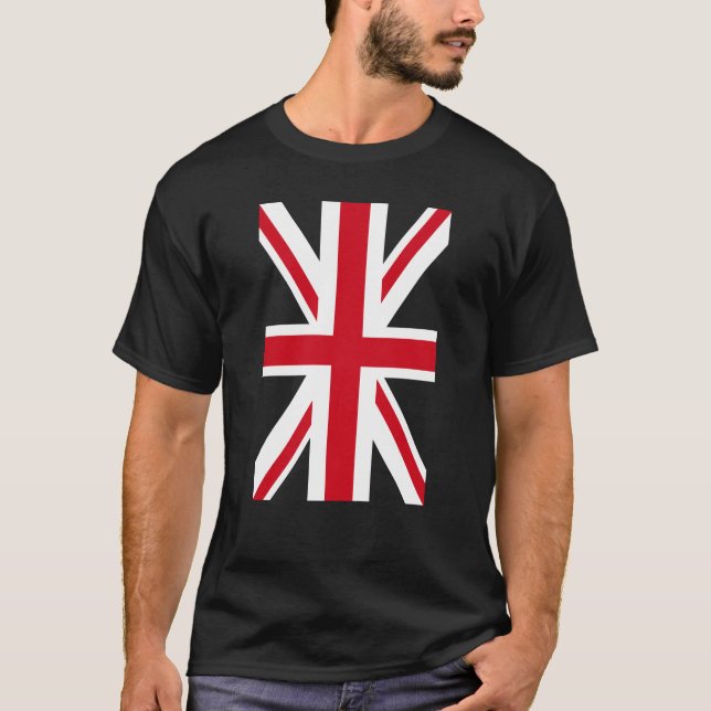 UK Flagga Underbar Britain Flagga Union Jack Unite T Shirt (Framsida)