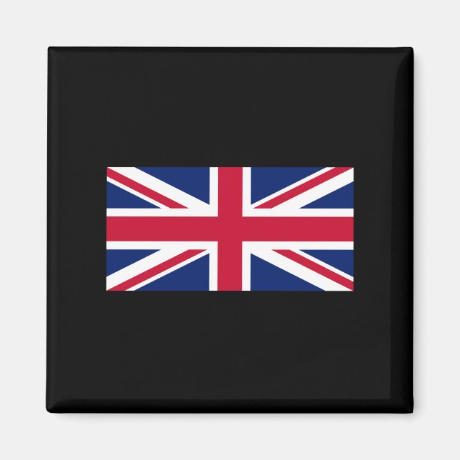 Uk Flagga-United Kingdom-England-Union Jack Magnet (Framsidan)
