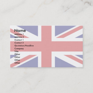 Uk-Flagga Visitkort
