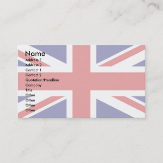 Uk-Flagga Visitkort
