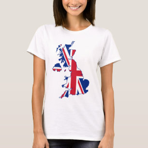 Uk-flaggakarta T Shirt
