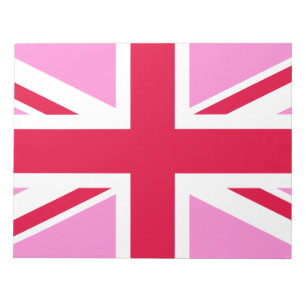 UK Gay pride (Rosa Union Jack) (Gay British Flagga Anteckningsblock