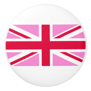 UK Gay pride (Rosa Union Jack) (Gay British Flagga Knopp