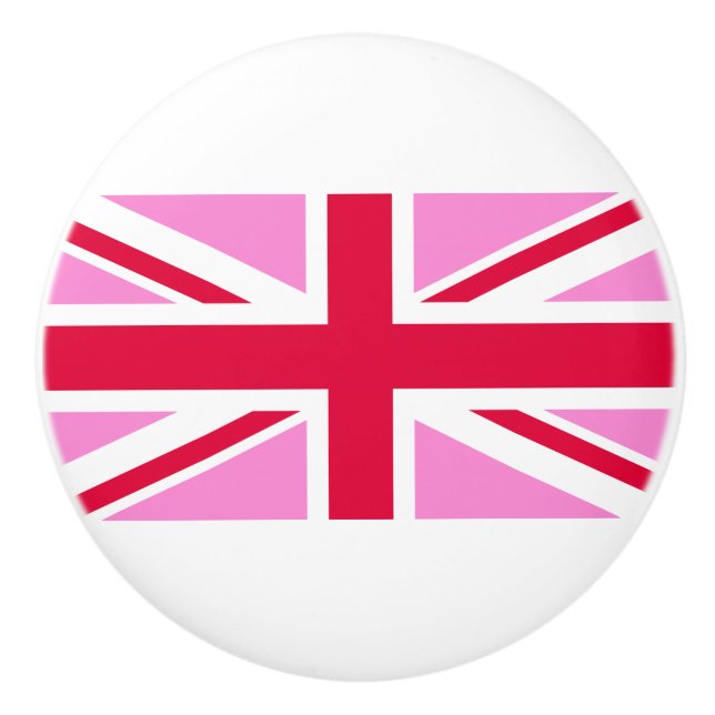 UK Gay pride (Rosa Union Jack) (Gay British Flagga Knopp (Framsidan)