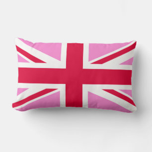 UK Gay pride (Rosa Union Jack) (Gay British Flagga Lumbarkudde