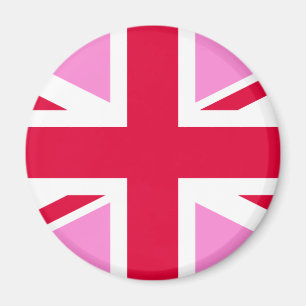 UK Gay pride (Rosa Union Jack) (Gay British Flagga Magnet
