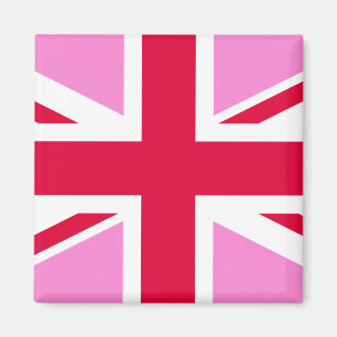 UK Gay pride (Rosa Union Jack) (Gay British Flagga Magnet
