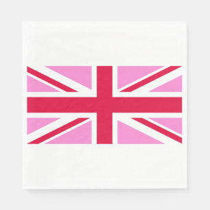 UK Gay pride (Rosa Union Jack) (Gay British Flagga Pappersservett
