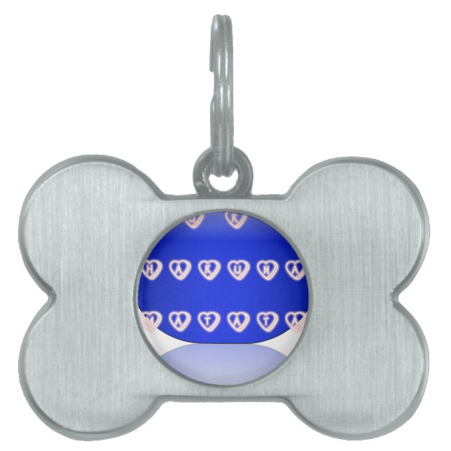 UK Hakuna Matata Art Print ID-bricka Husdjur (Framsidan)